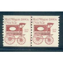 1903 9.3c Mail Wagon Fine MNH Dry Gum CNP Left 2 W0145