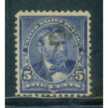Used 281 5c Ulysses S. Grant Barely Clears M04782