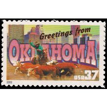 3731 37c Oklahoma Fine MNH V2828