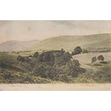 Glen Fruin Helensburgh Antique Aerial Postcard
