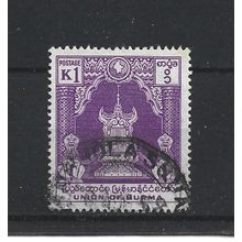 Burma.SG147 1k Lion Throne (Violet).Fine Used.Jul25j
