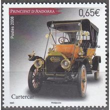 Andorre Français 2008 Yvert 654 Neuf ** Cote (2017) 2.30 € Voiture Cartercar