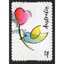 Australia 2019 Moments to Treasure - Love Bird $1 s/a Used