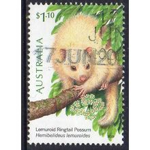 Australia 2020 Tree Dwellers of Tropics - Lemuroid Ringtail Possum $1.10 Used