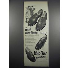 1950 Walk-Over Mudhounds Shoes Ad - Major, Broadmoor