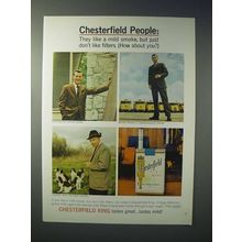 1965 Chesterfield Cigarette Ad - They Like a Mild Smoke