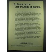 1974 Chiyoda Chemical Engineering & Construction Ad - Problems