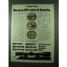 1975 Weaver K-W and V-W Model Scopes Ad - See More