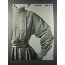 1981 Bill Blass Collection III Fashion Ad