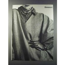 1981 Bill Blass Blassport Fashion Ad