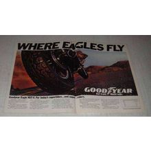 1981 Goodyear Eagle HST-V Tire Ad - Eagles Fly