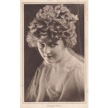 Doris May The Jailbird Western Movie Actress Antique Postcard