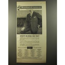 1954 Southwick Warwick Suit Ad - What's in store for you?