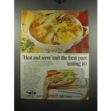 1972 Banquet Chicken & Dumplings Ad - Heat and serve isn't the best part