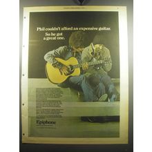 1975 Epiphone Guitars Ad - Phil couldn't afford an expensive guitar