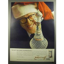 1956 Smirnoff Vodka Ad - Phil Silvers - The gift that leaves 'em breathless