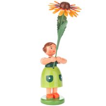 Dregeno Easter Figurine - Blanket Flower Girl - 4.5"H x 1.25"W x 1.25"D