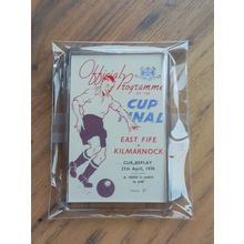 1938 Scottish Cup Final Replay Programme fridge magnet - East Fife v Kilmarnock