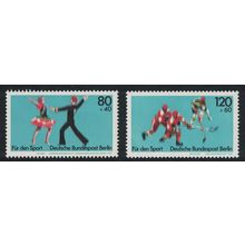 Berlin Figure Skating Hockey Sport Promotion Fund 2v 1983 MNH SG#B660-B661