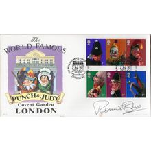 Ronnie Barker Punch & Judy Covent Garden LTD TO 100 Hand Signed FDC