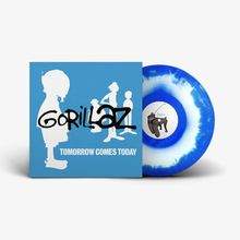 Gorillaz - Tomorrow Comes Today EP BLUE & WHITE COLORED VINYL RECORD