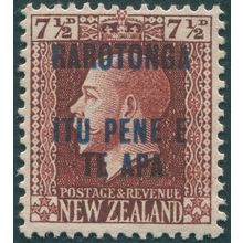 Cook Islands 1919 7½d red-brown SG53 unused