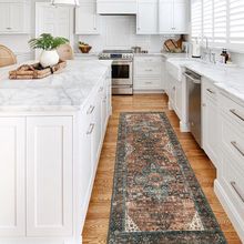 Moynesa Ultra-Thin Washable Runner Rug - 2X7 Kitchen Runner Stain Resistant Hall