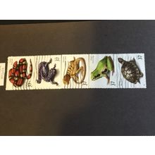 ICOLLECTZONE US 3814-18 Amphibians Complete Set Singles VF used