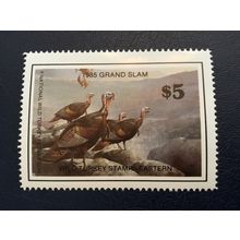 ICOLLECTZONE 1985 Grand Slam Wild Turkey Federation Stamp VF NH