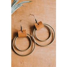 Gold Vintage Hoop Hook Earrings