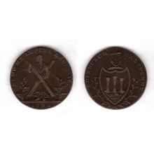 Great Britain. Edinburgh Halfpenny 1792. dy14888
