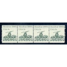 1898 3c Handcar Fine MNH Dry Gum PNC 1/4 W0480