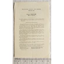 1932 Statutory Rules No. 608 Road Vehicles Special types