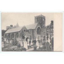 Lynton Church Devon Frith's Series Postcard