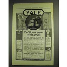 1914 Yale Door Closer Ad - When You Were a Youngster