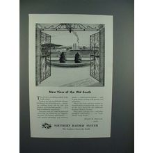 1946 Southern Railway Ad - New View of Old South