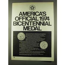 1974 American Revolution Bicentennial Administration Ad