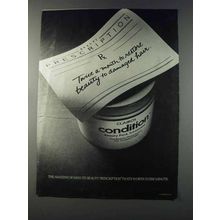 1981 Clairol Condition Ad - Twice a Month to Restore