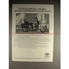 1991 Harley Davidson Heritage Softail Classic Ad!!