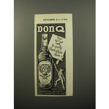 1950 Don Q Puerto Rican Rum Ad - Your Q to quality Puerto Rican Rum