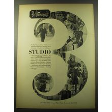 1960 B. Altman & Co Studio 3 Fashion Advertisement