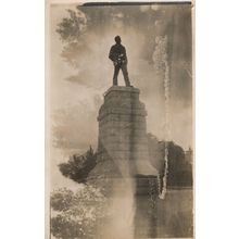 Statue Of Cecil Rhodes Bulawayo Africa Rare Private RPC Postcard