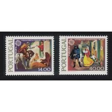 Portugal Europa CEPT 2v Phosphor paper 1979 MNH SG#1751-1752 MI#1441y-1442y