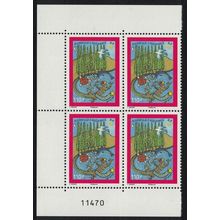 New Caledonia Christmas Symbols of New Caledonia Block of 4 Number 2008 MNH