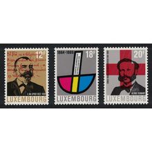 Luxembourg Anniversaries Red Cross Dunant 3v 1989 MNH SG#1241-1243 MI#1214-16