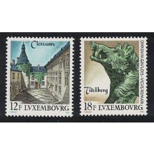 Luxembourg Tourism 2v 1989 MNH SG#1254-1255 MI#1230-1231