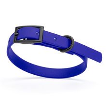 Dog Pet Waterproof Collar - W1/2" x L9"-12" - Blueberry Royal