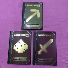 MINECRAFT Soft Cover Lot of 3 Red stone Combat Essential Handbook