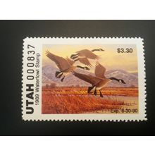 ICOLLECTZONE US Utah 1989 UT4 Stamp VF NH