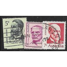 1968/1971 3 booklet stamps - fine used (o)